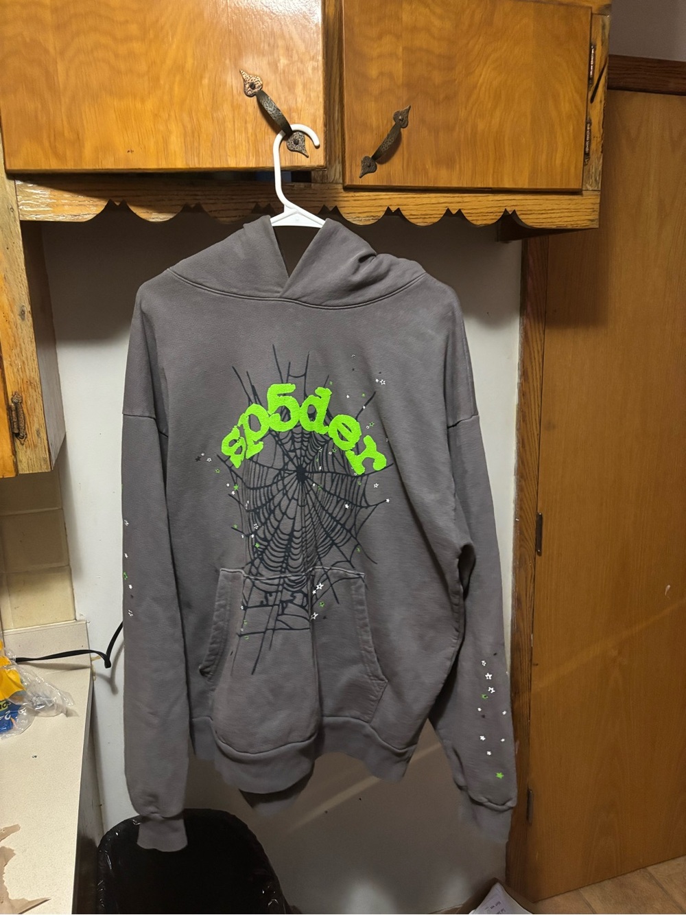 Sp5der Wait Web hoodie